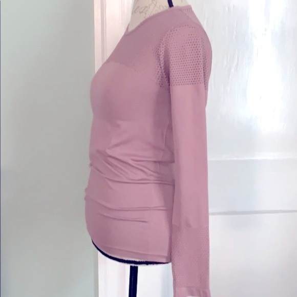 FABLETICS Musetta Seamless Long-Sleeve Top Mauve - Picture 3 of 12